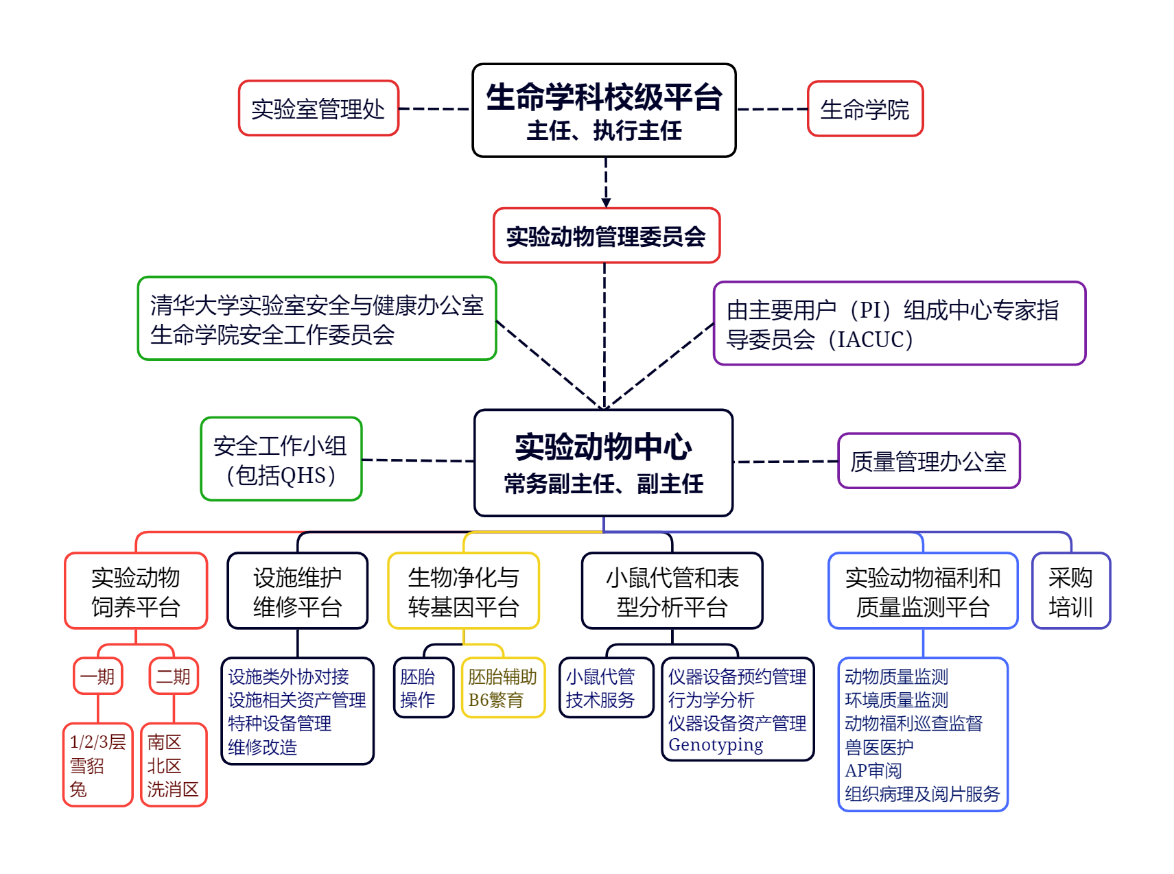 0_实验动物中心组织结构图